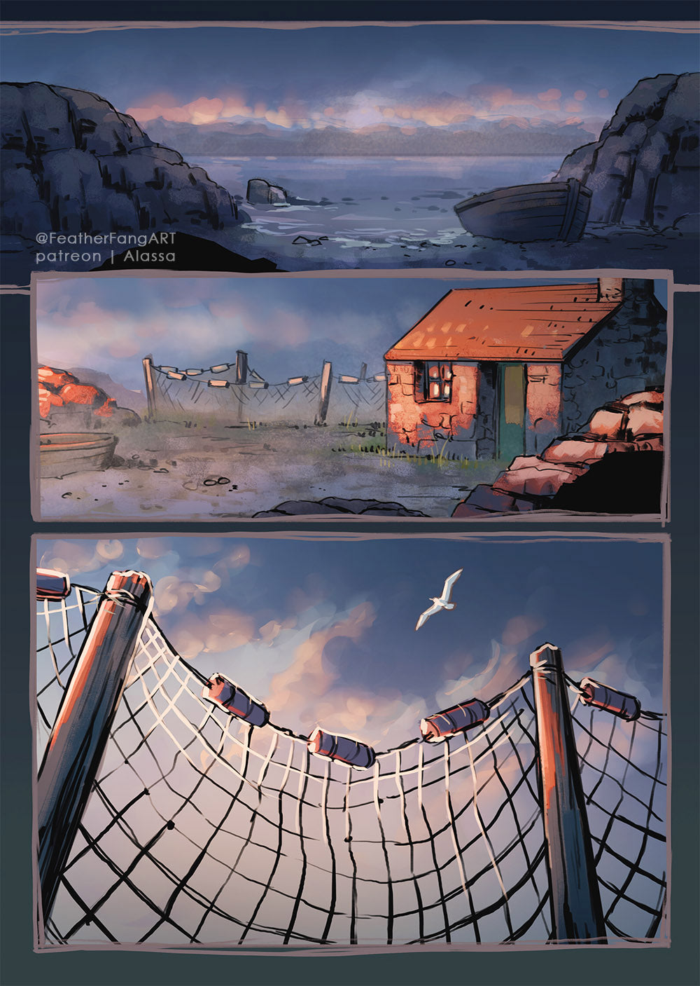 The Boy and the Sea short comic