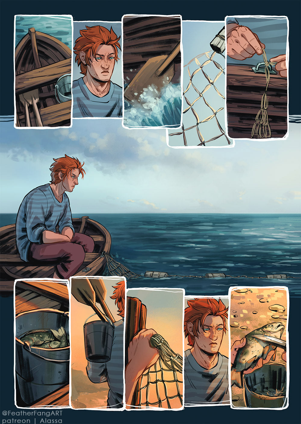 The Boy and the Sea short comic