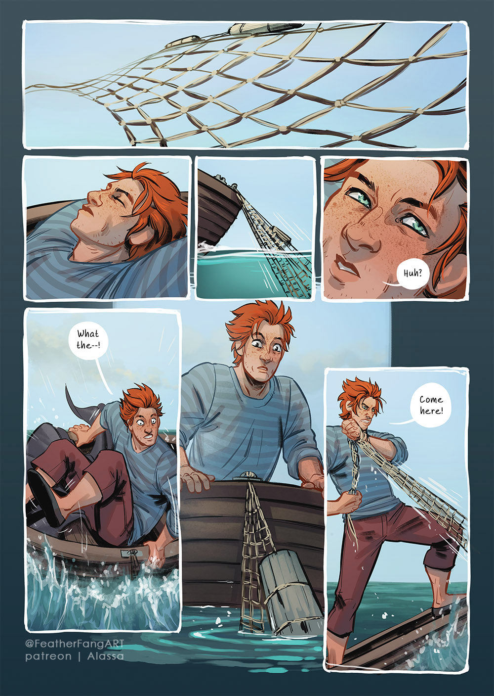 The Boy and the Sea short comic