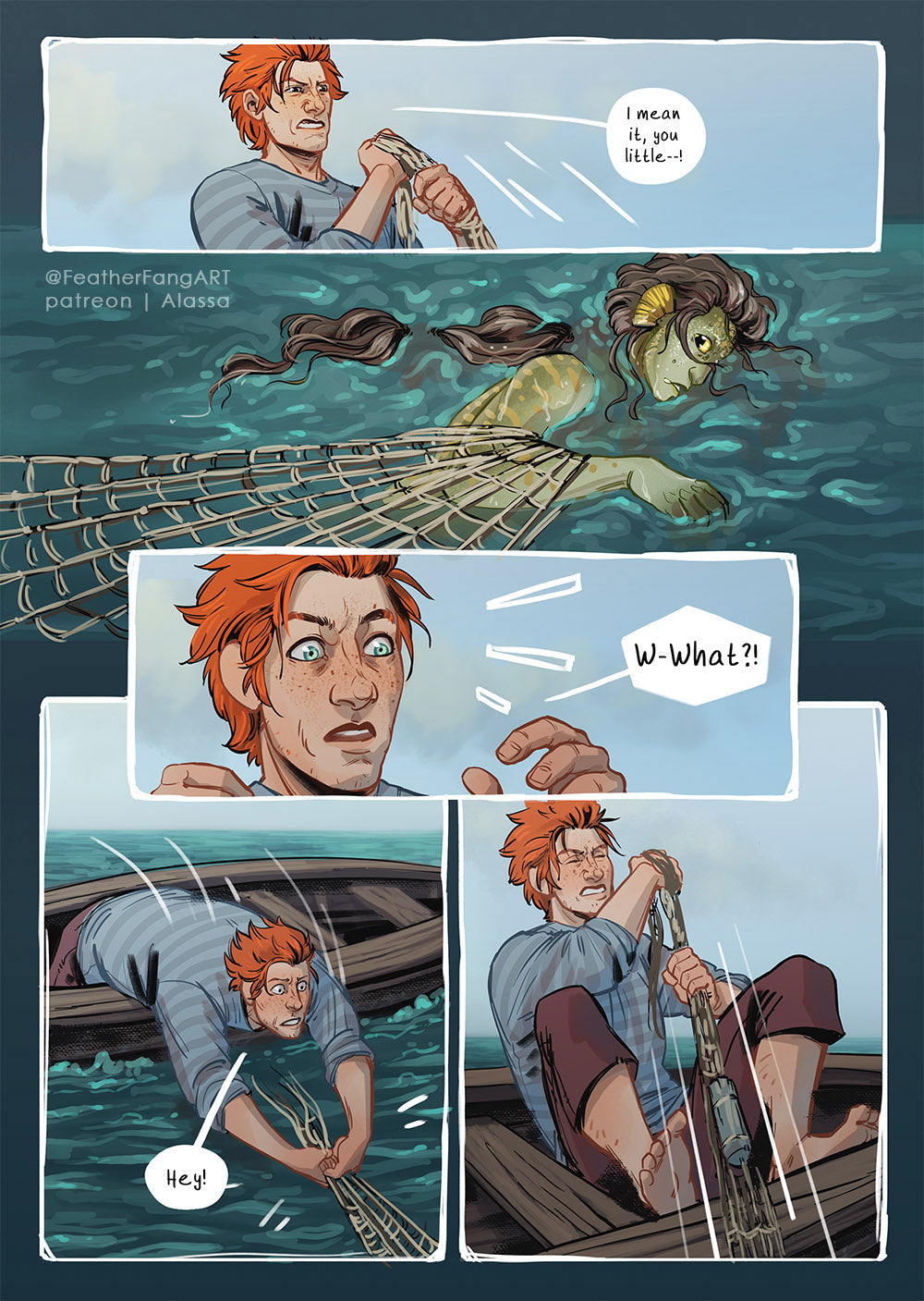 The Boy and the Sea short comic