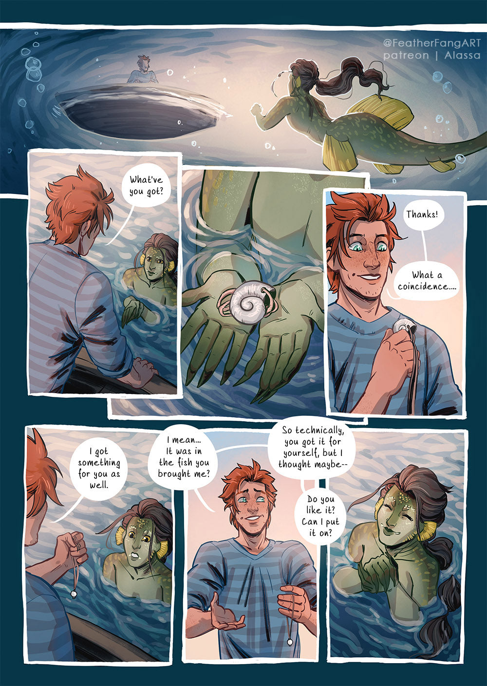 The Boy and the Sea short comic