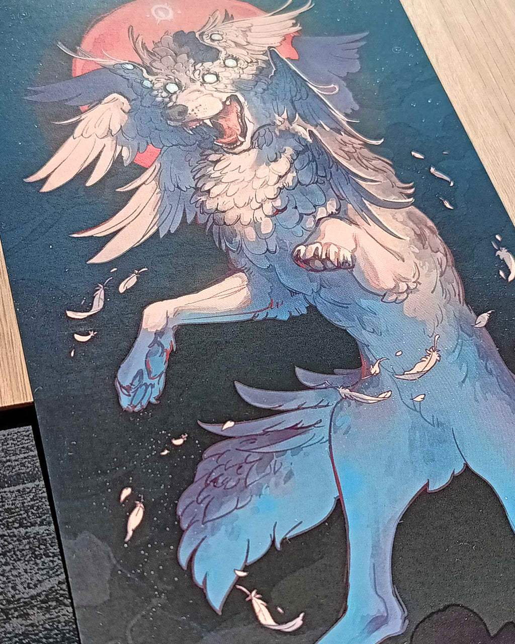 Feather Fang A4 Print
