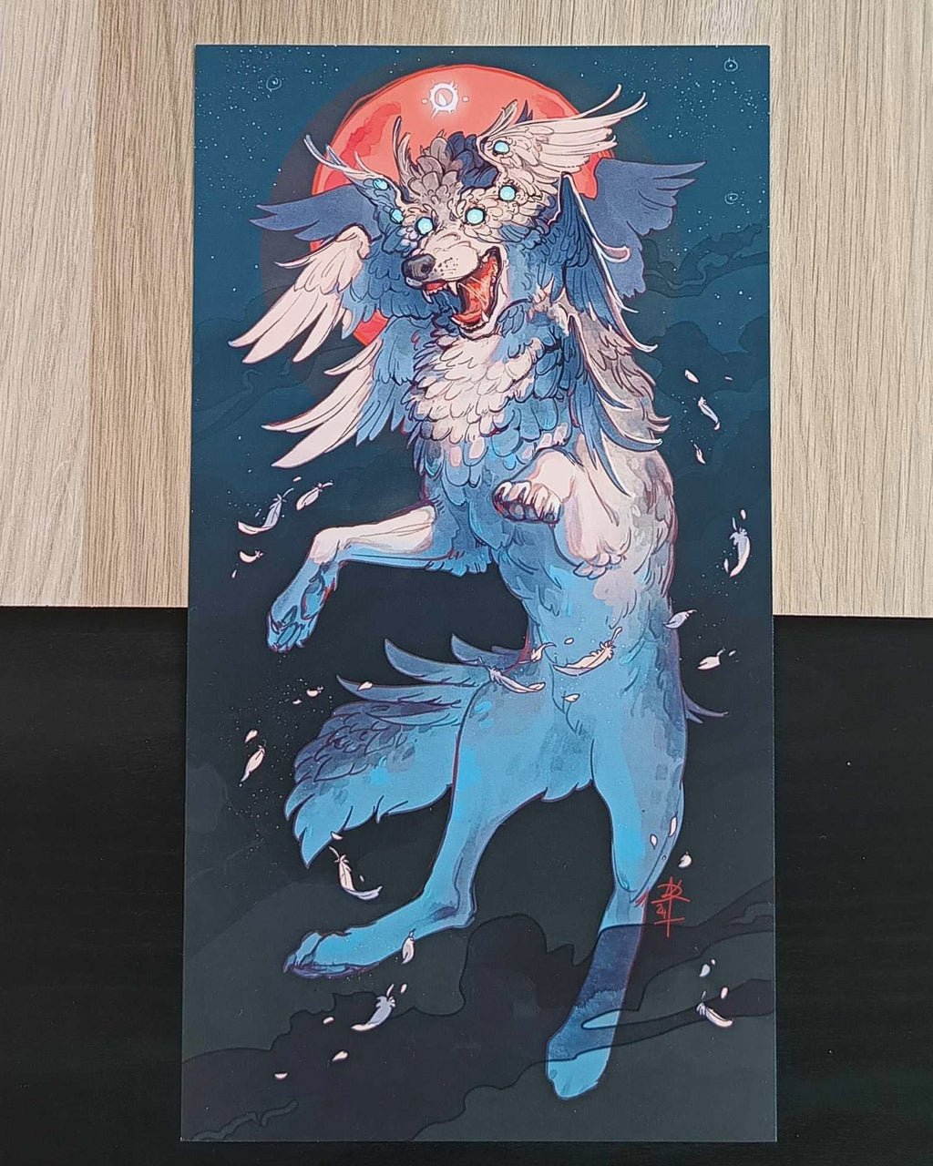Feather Fang A4 Print