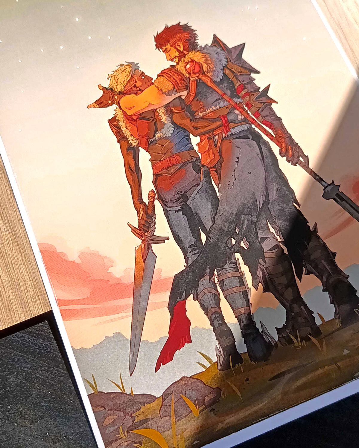 Wanderlust Fenris Hawke A4 Print