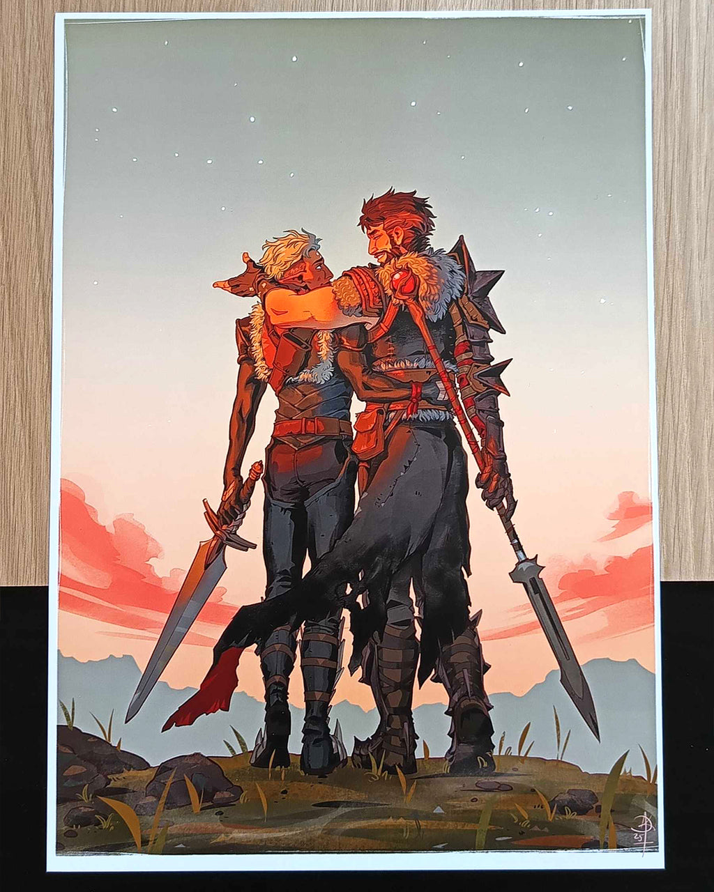 Wanderlust Fenris Hawke A4 Print