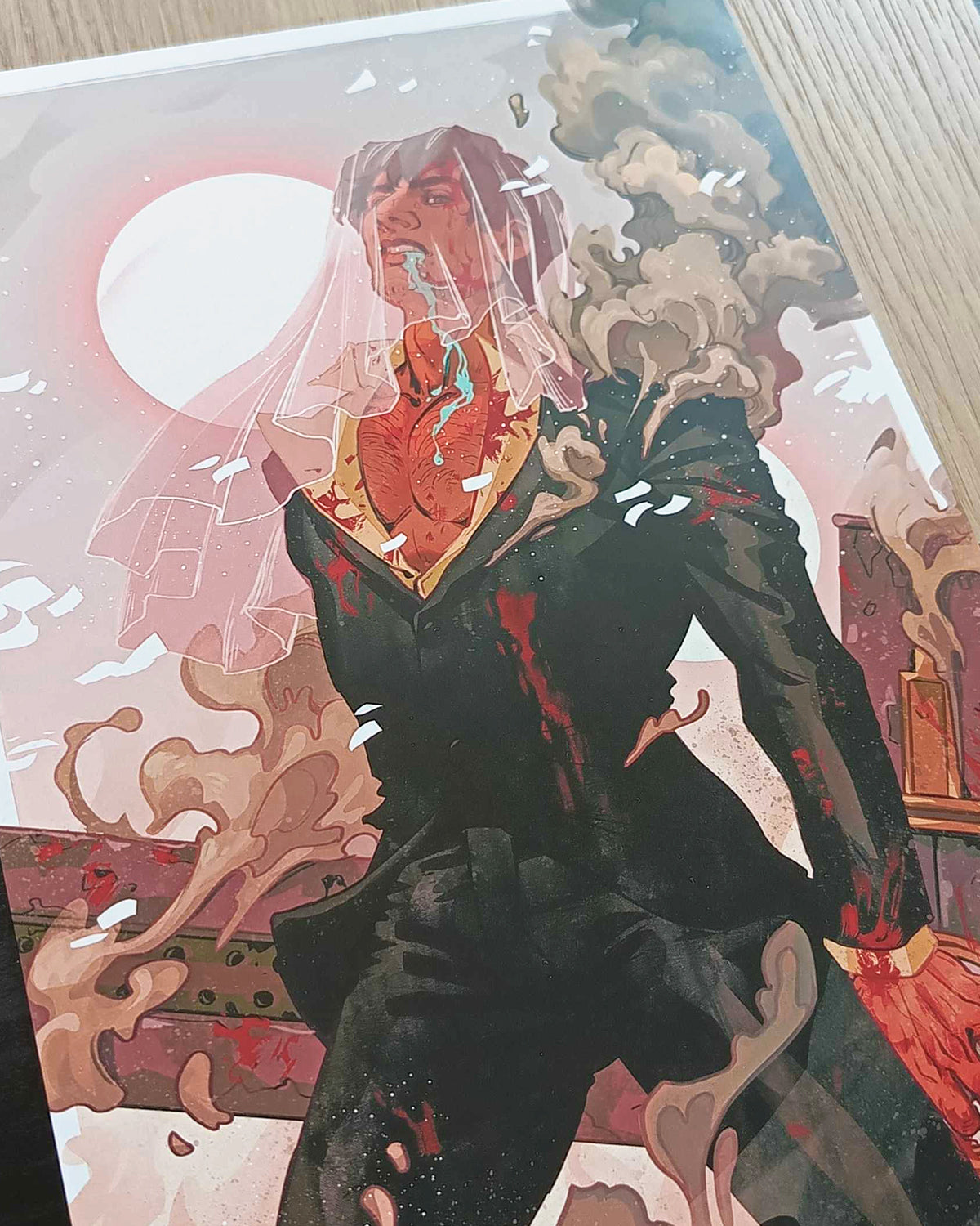 The Bride A4 Print