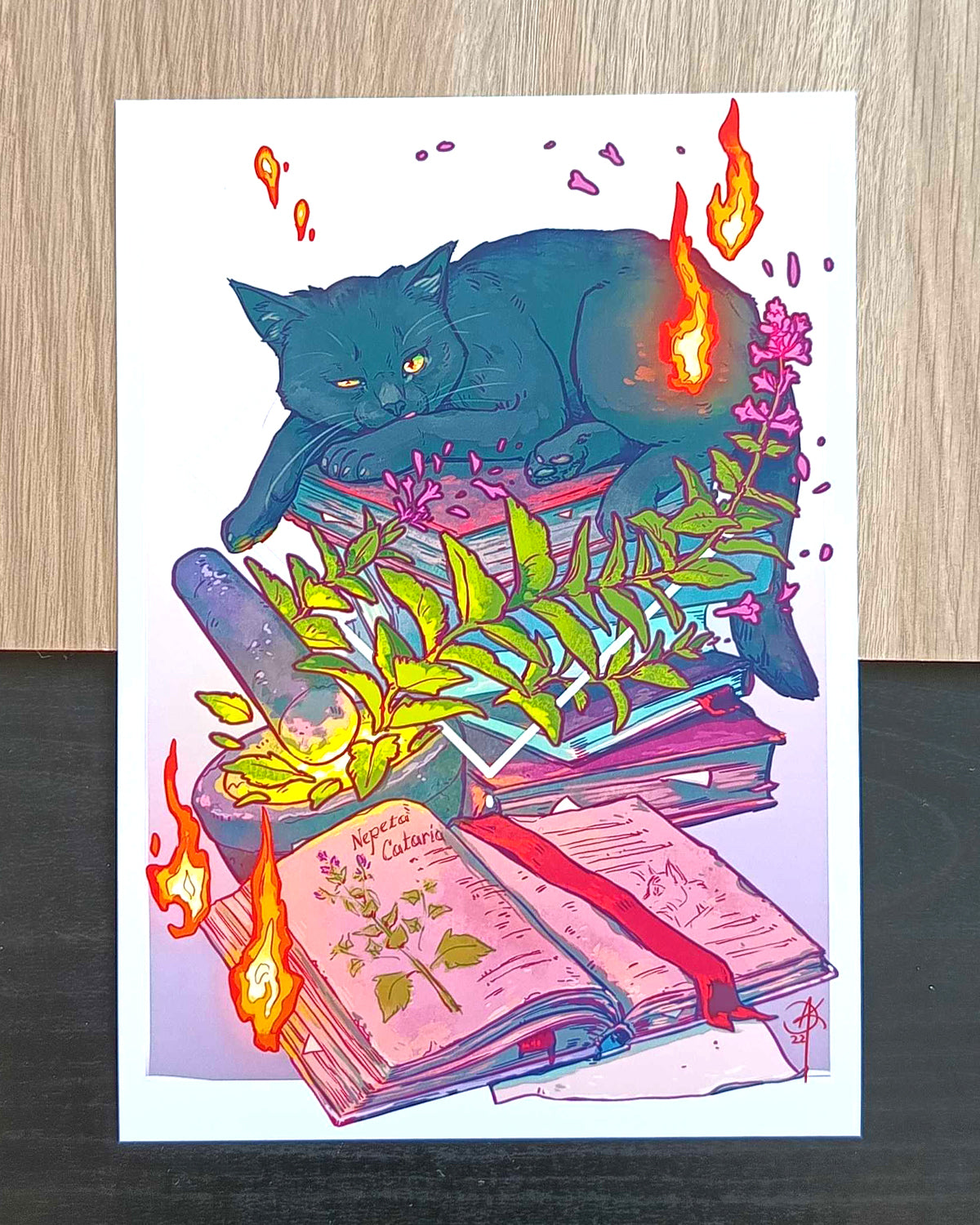 Fiendly Familiar A5 Print