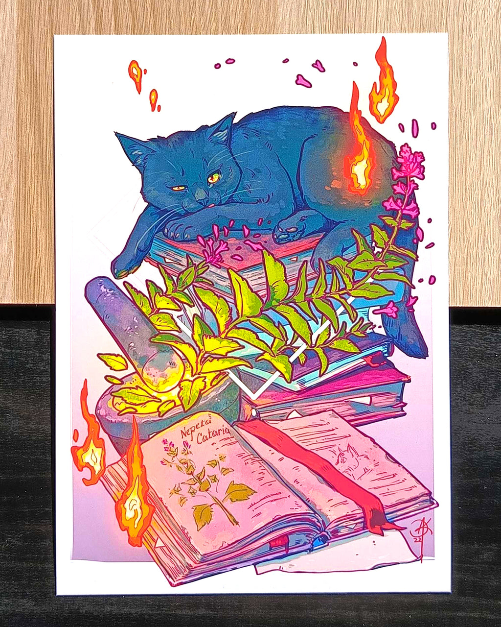 Fiendly Familiar A5 Print