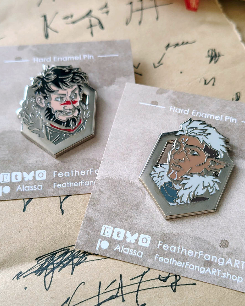 Fenris Hawke Fenhawke Dragon Age 3,5cm pins