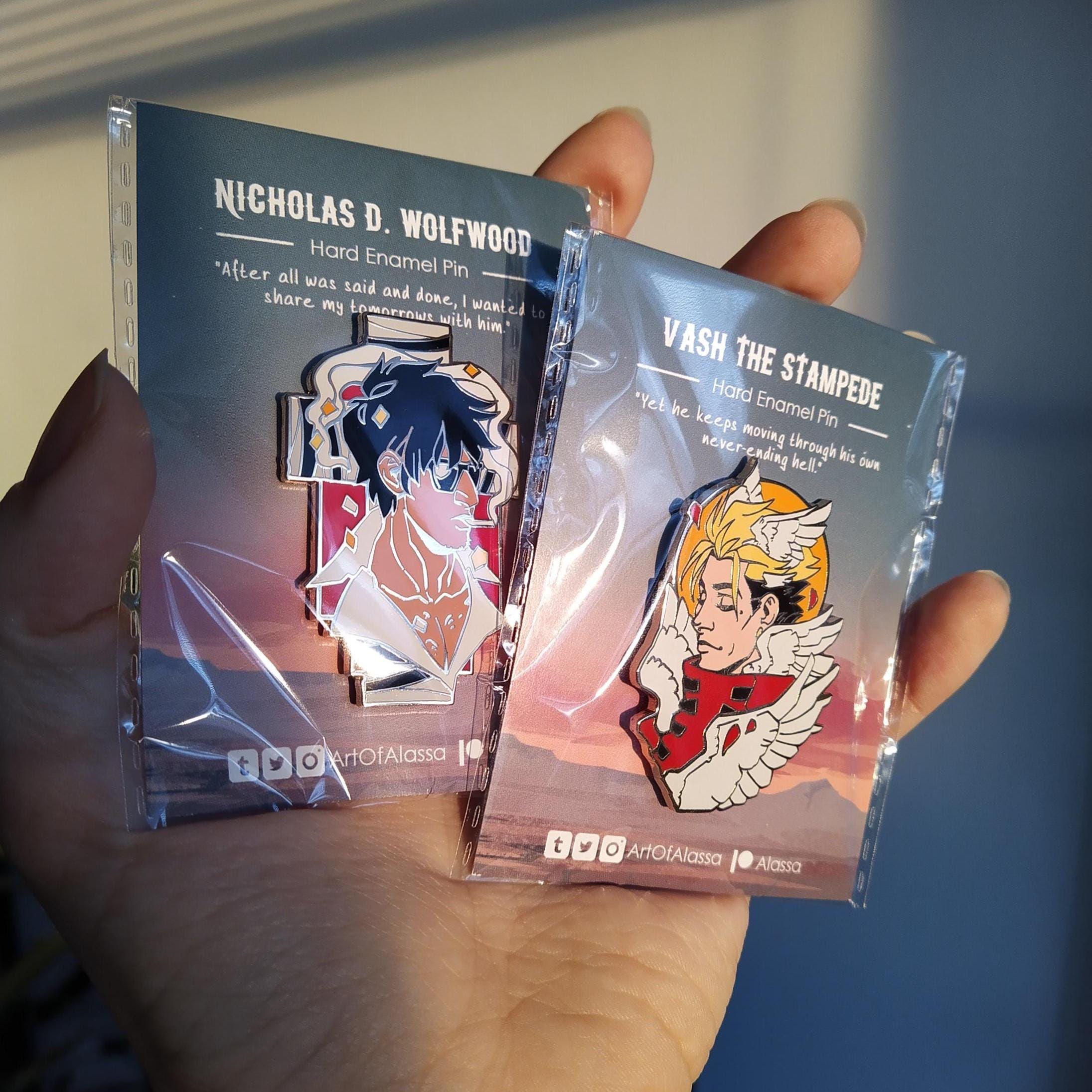 Trigun Maximum Vashwood Pin 5cm