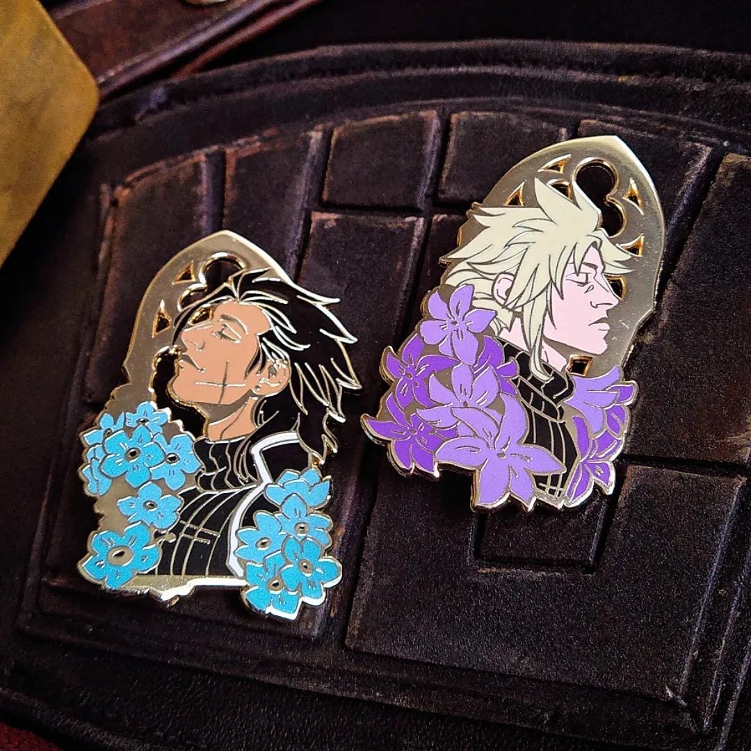 FF7 Zakkura Zack Cloud Hard Enamel Pin 6cm