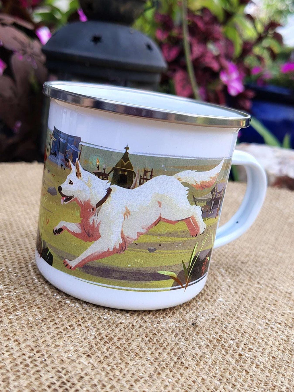 Owlbear Scratch Baldurs Gate 3 Cute Enamel Camping Mug - PREORDER