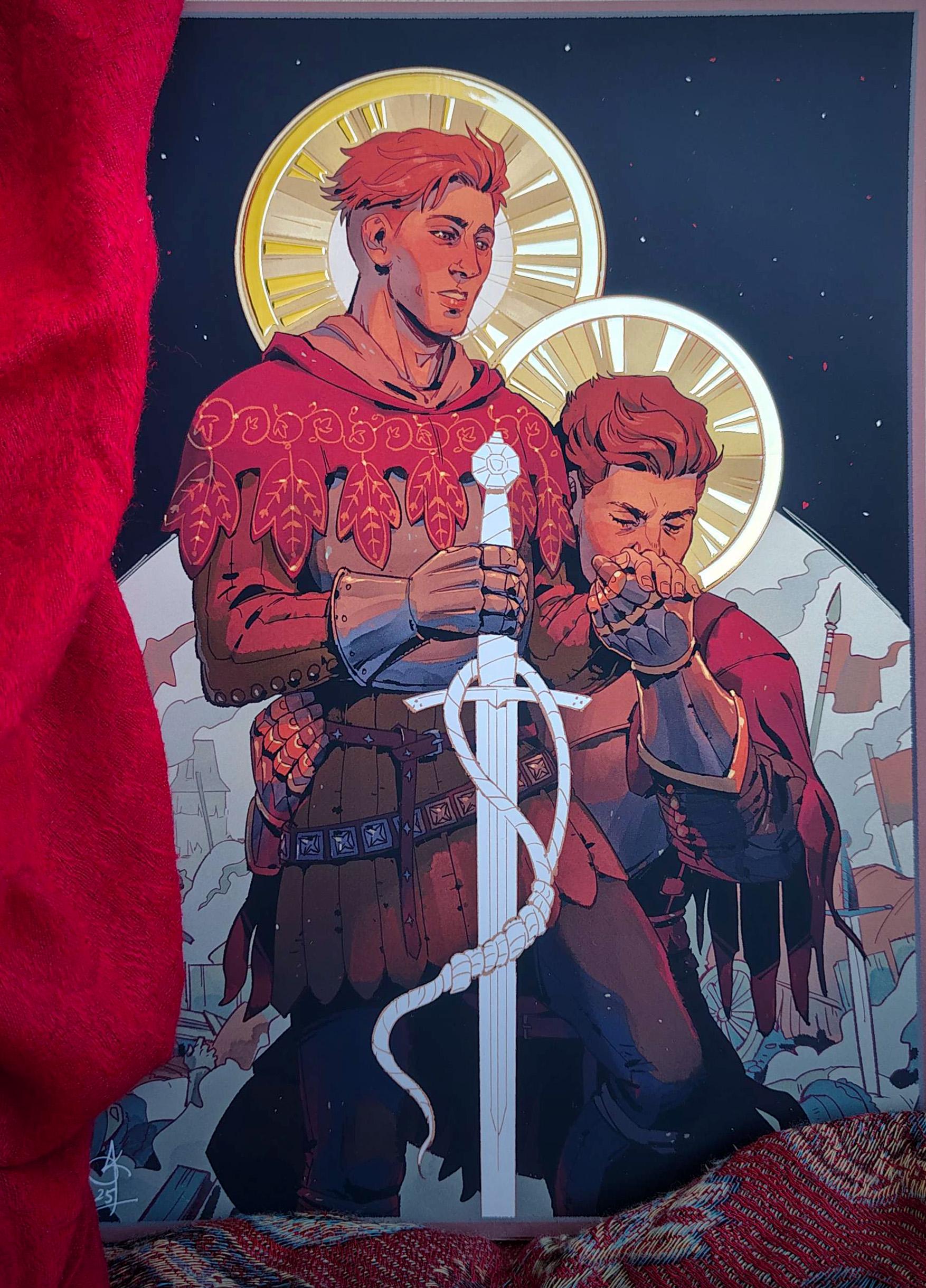 Hansry Golden Foil A4 Print