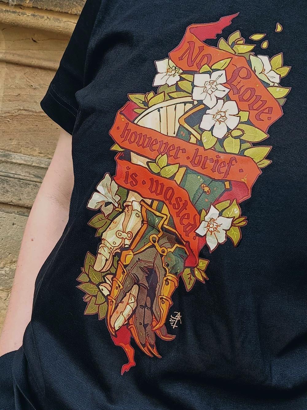 No Love However Brief Is Wasted Medieval Design Unisex T-shirt
