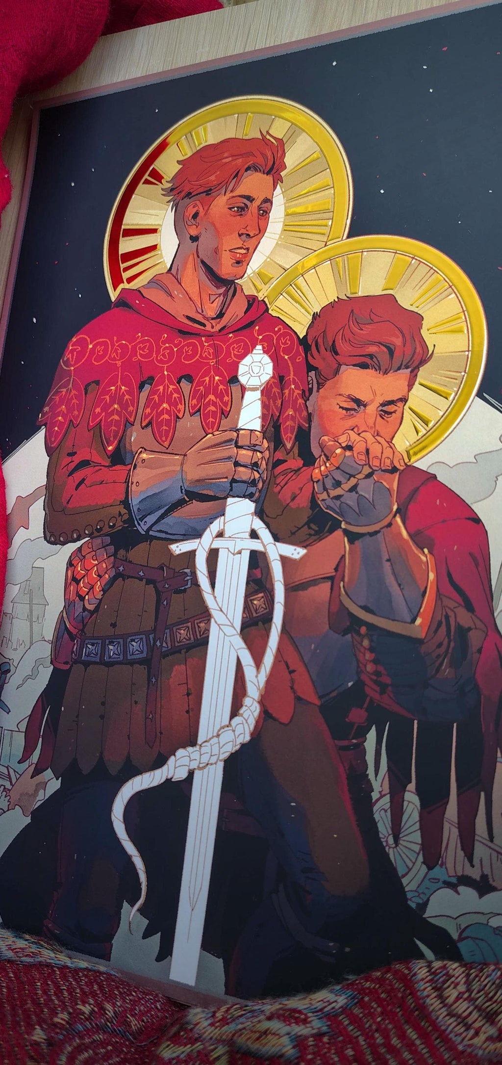 Hansry Golden Foil A4 Print