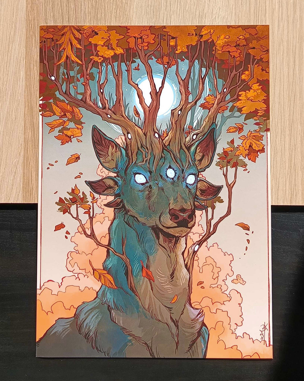 The King Of the Forest A4 Print