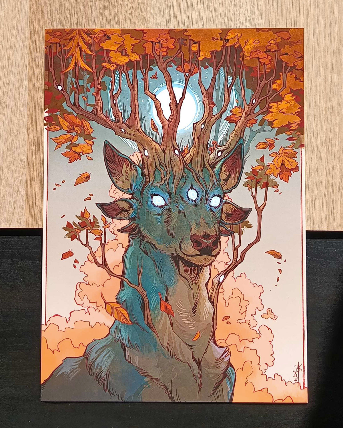 The King Of the Forest A4 Print