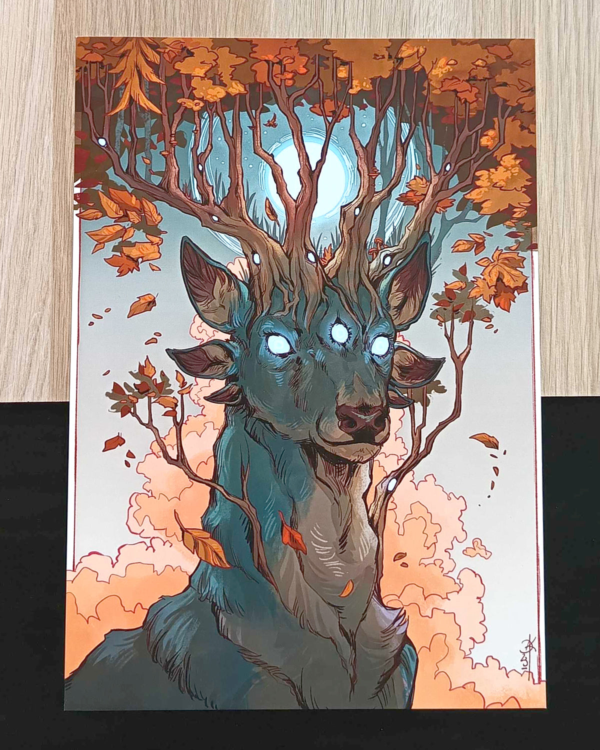 The King Of the Forest A4 Print