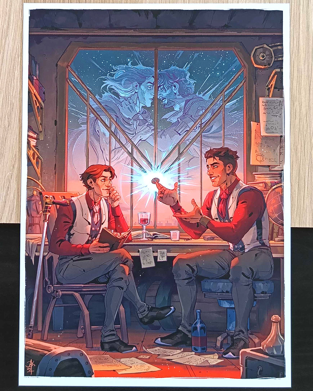 Two Sides of the Same Coin A4 Print