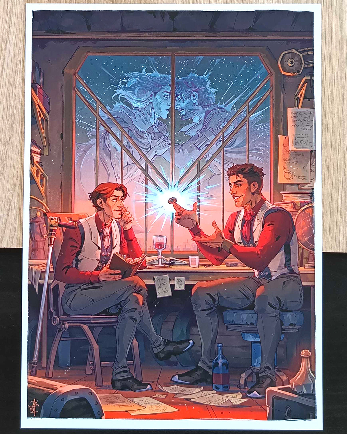 Two Sides of the Same Coin A4 Print