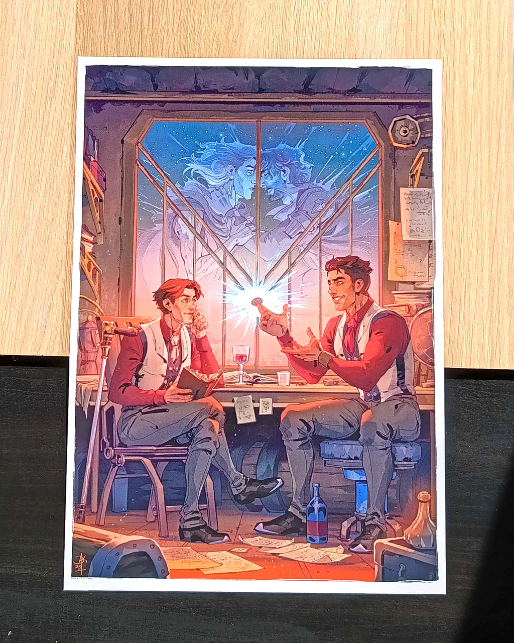 Two Sides of the Same Coin A4 Print
