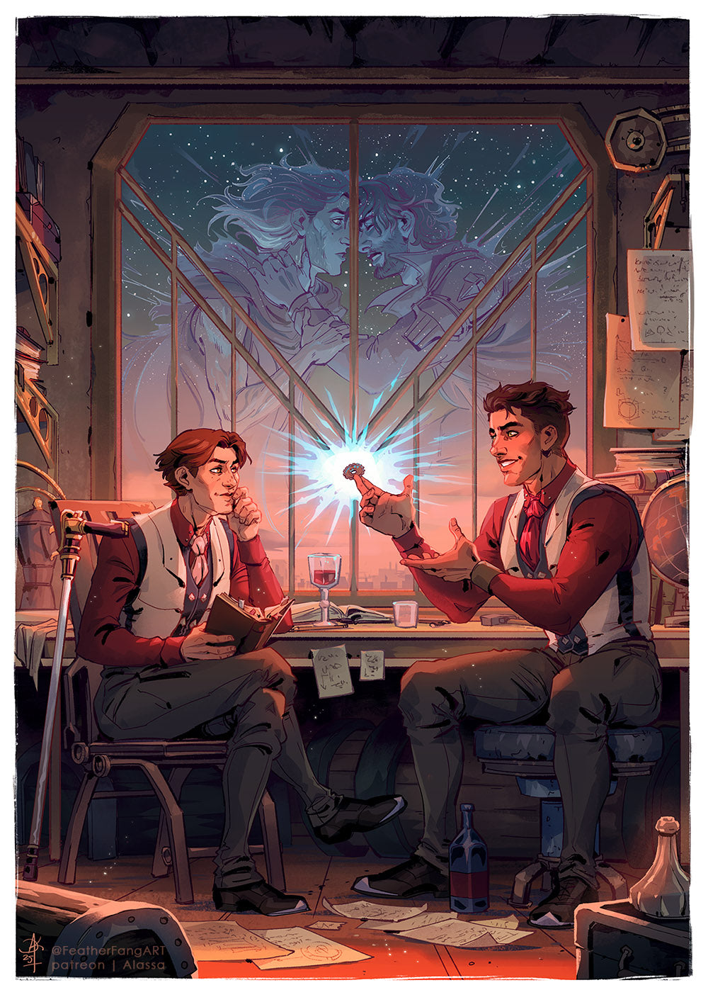 Two Sides of the Same Coin A4 Print