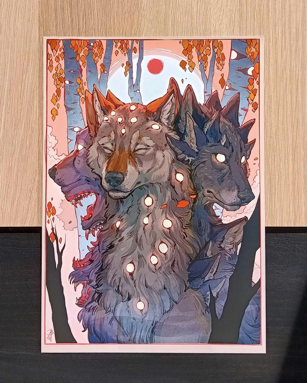 The Many Eyed A4 Print