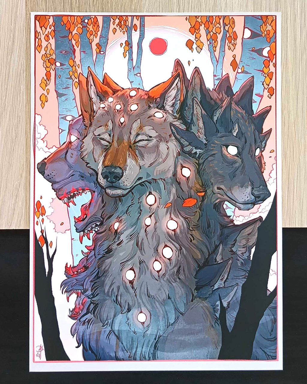 The Many Eyed A4 Print