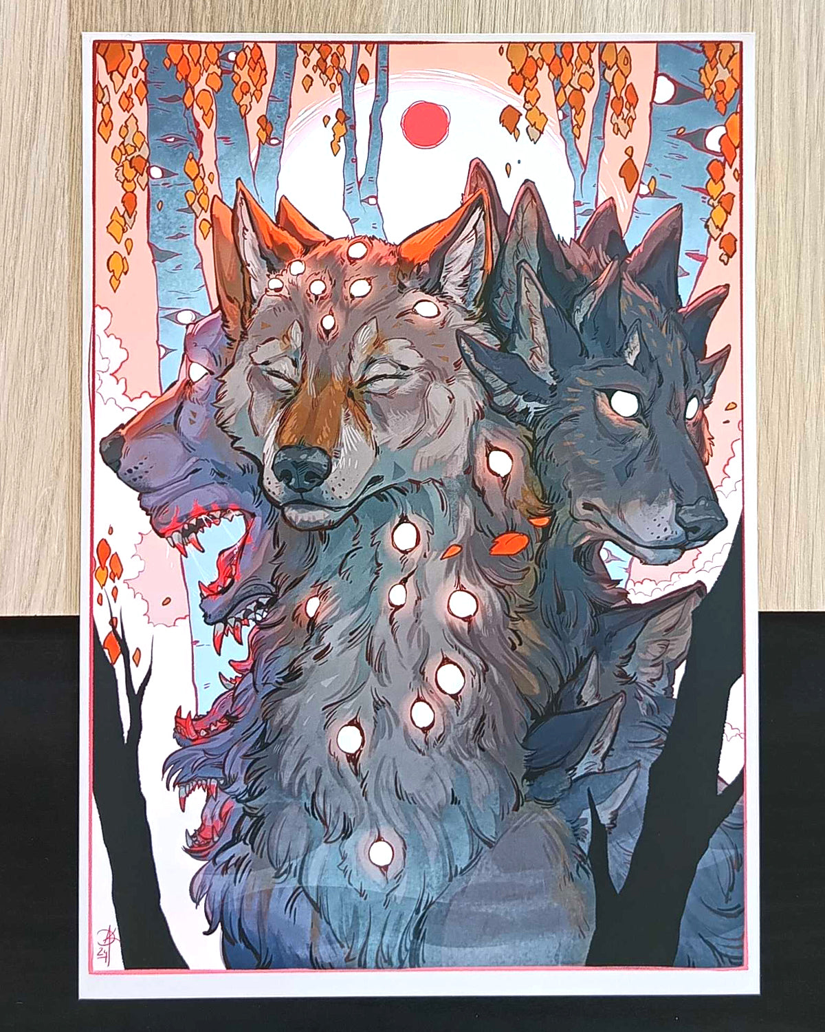 The Many Eyed A4 Print