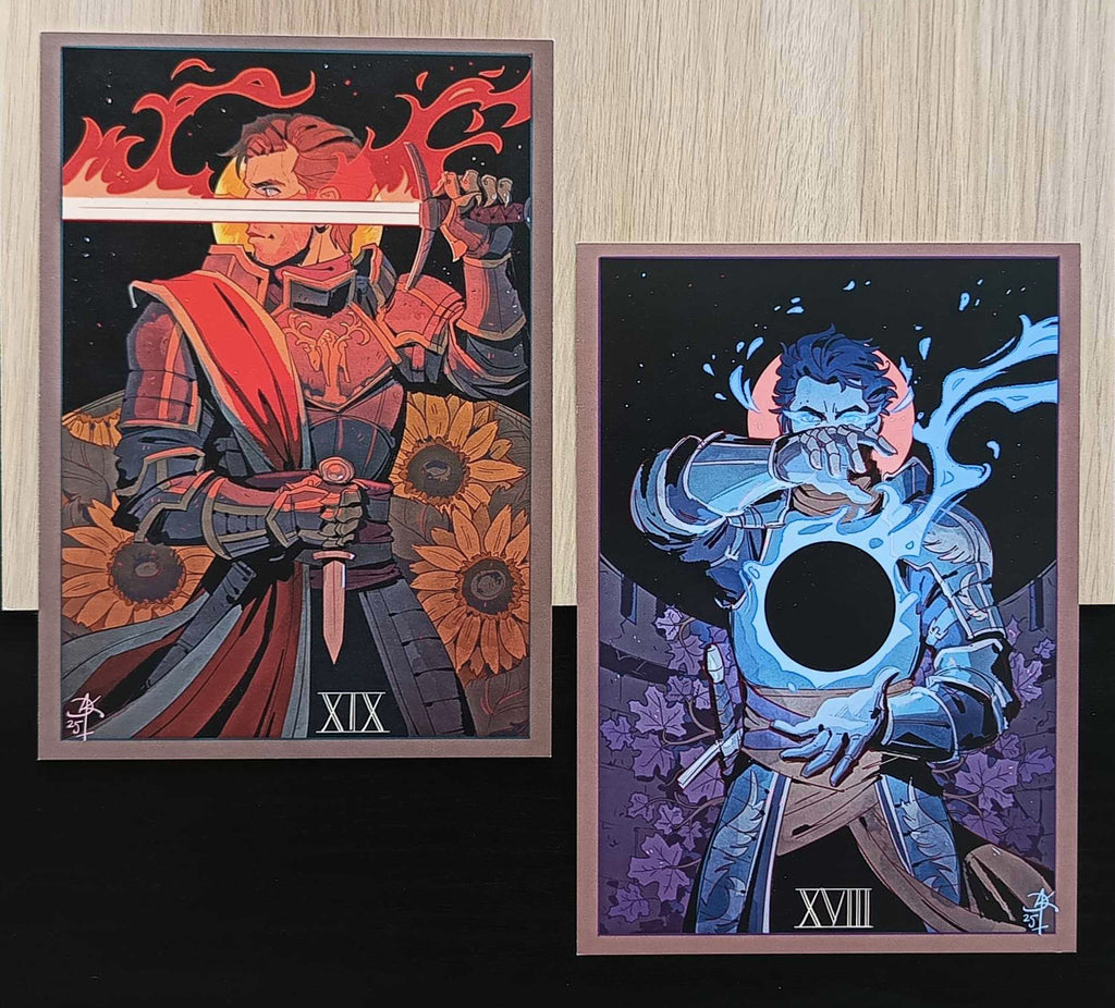 Cosmic Knights A5 Print