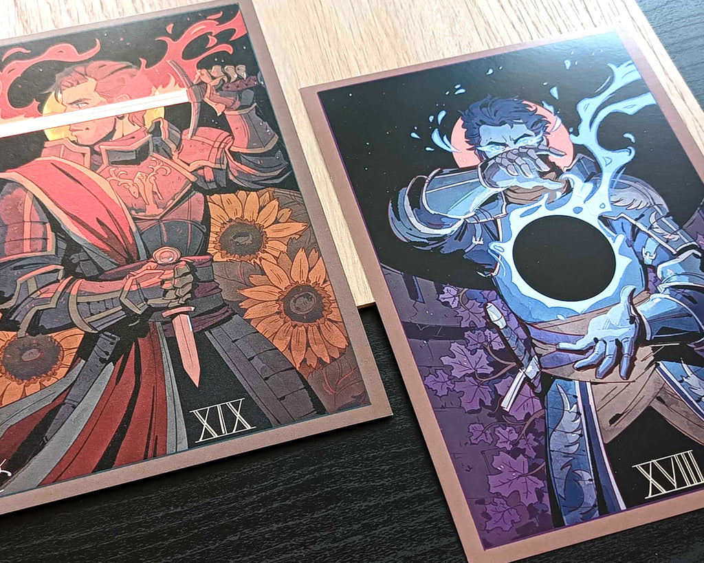 Cosmic Knights A5 Print