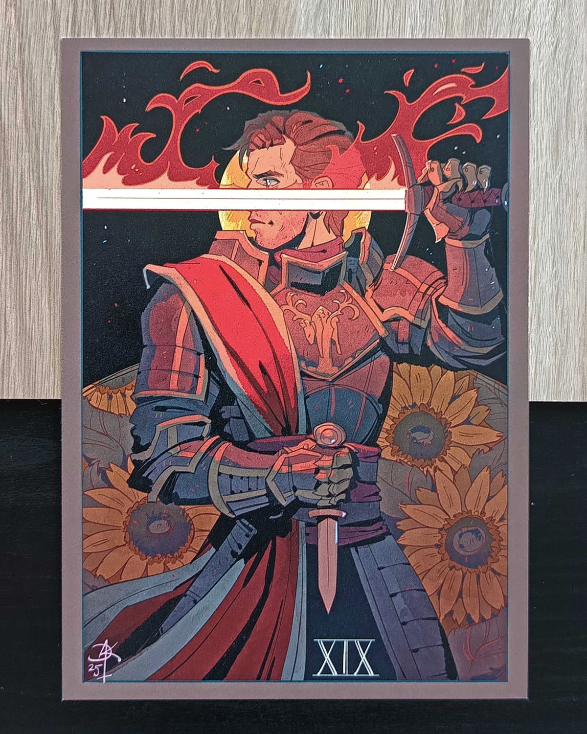 Cosmic Knights A5 Print