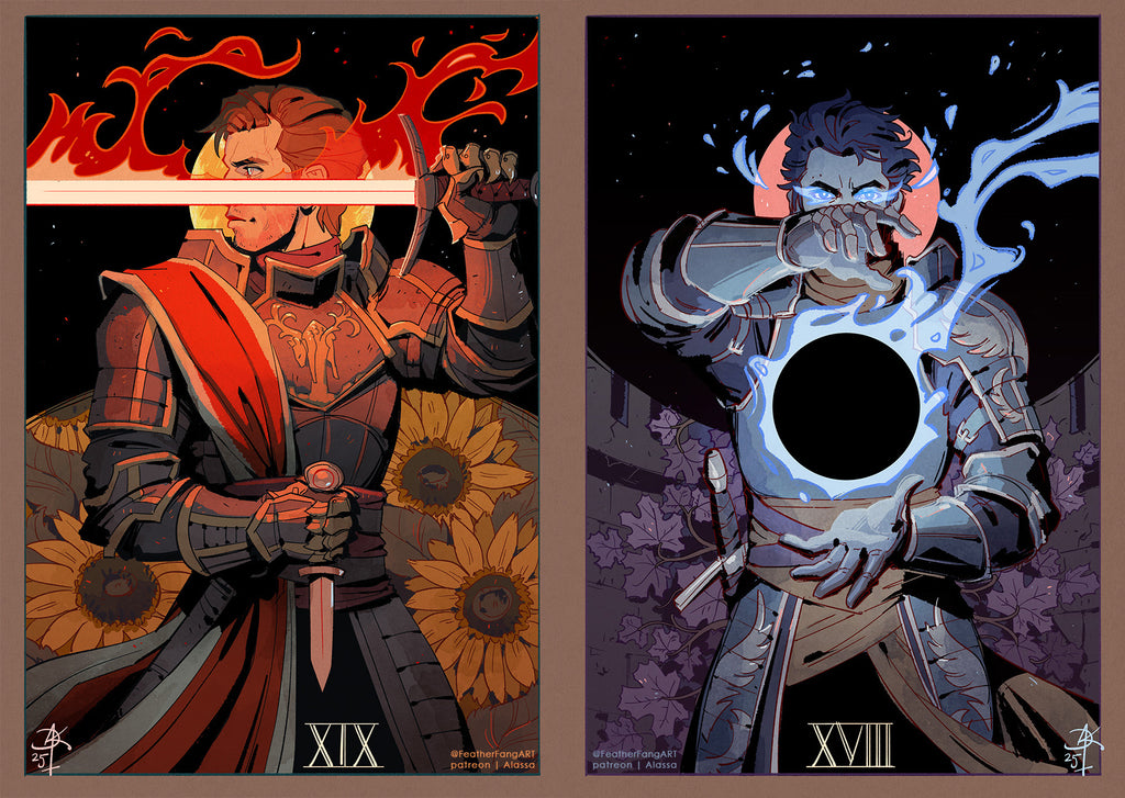 Cosmic Knights A5 Print