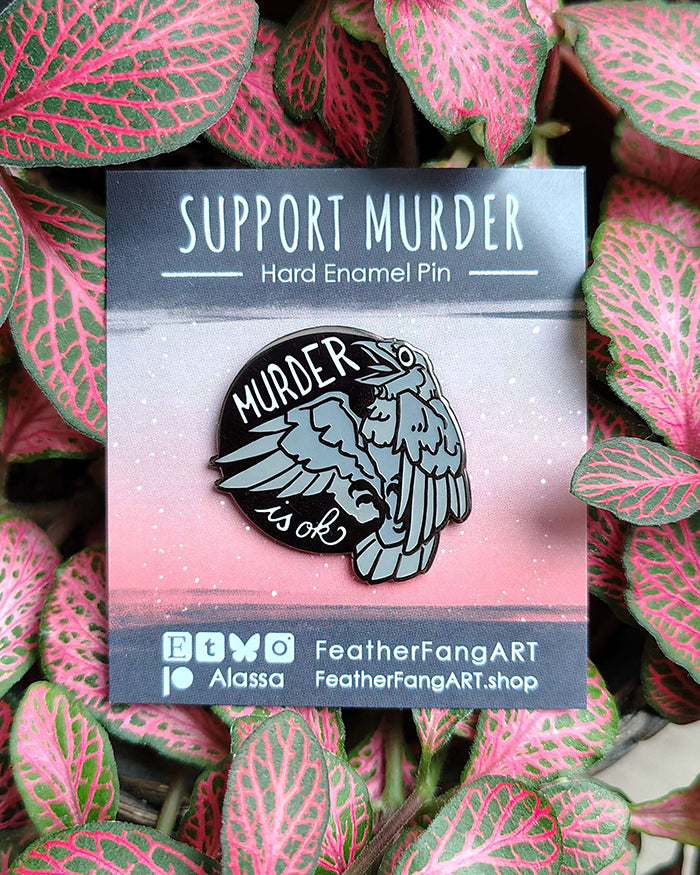 Murder is ok! 3cm Pin