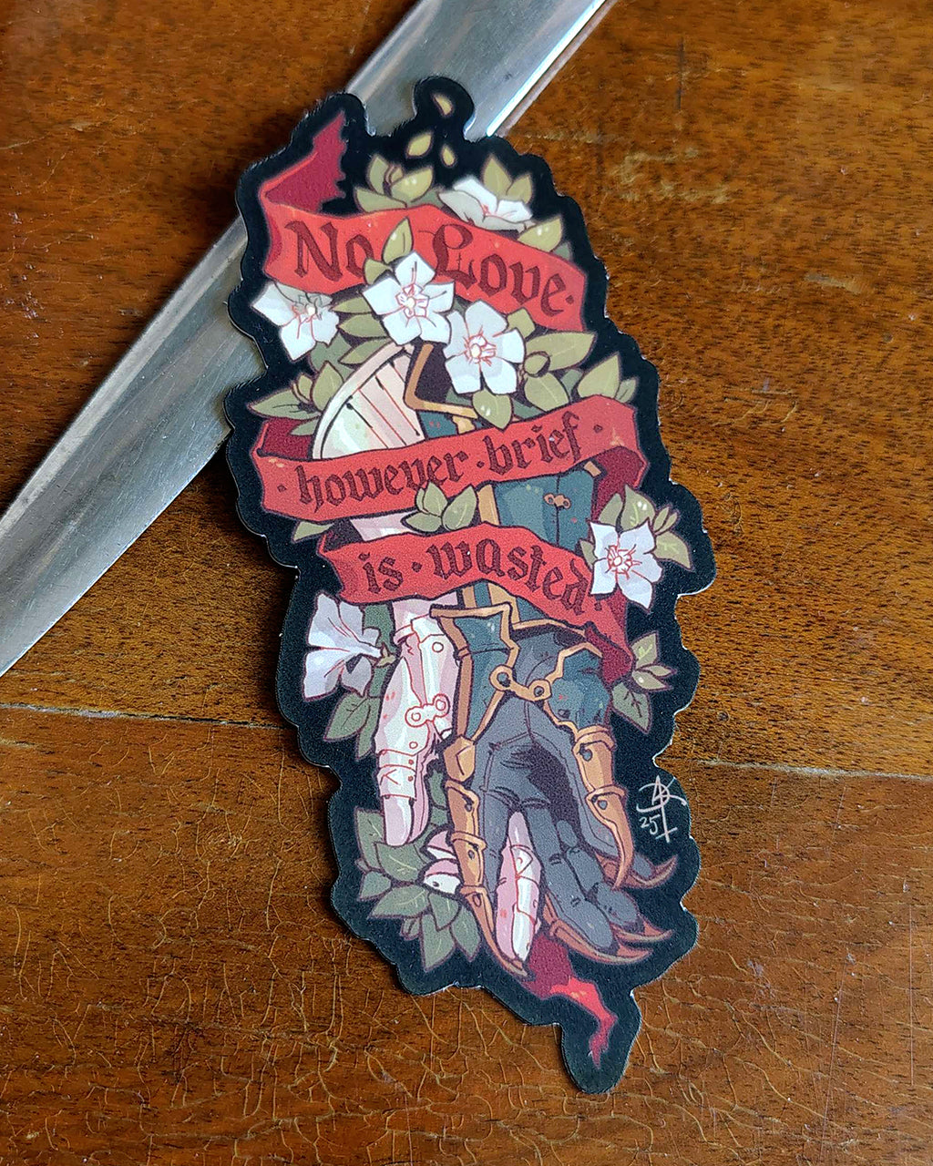 No Love However Brief 10 cm Vinyl Die Cut Solo Sticker