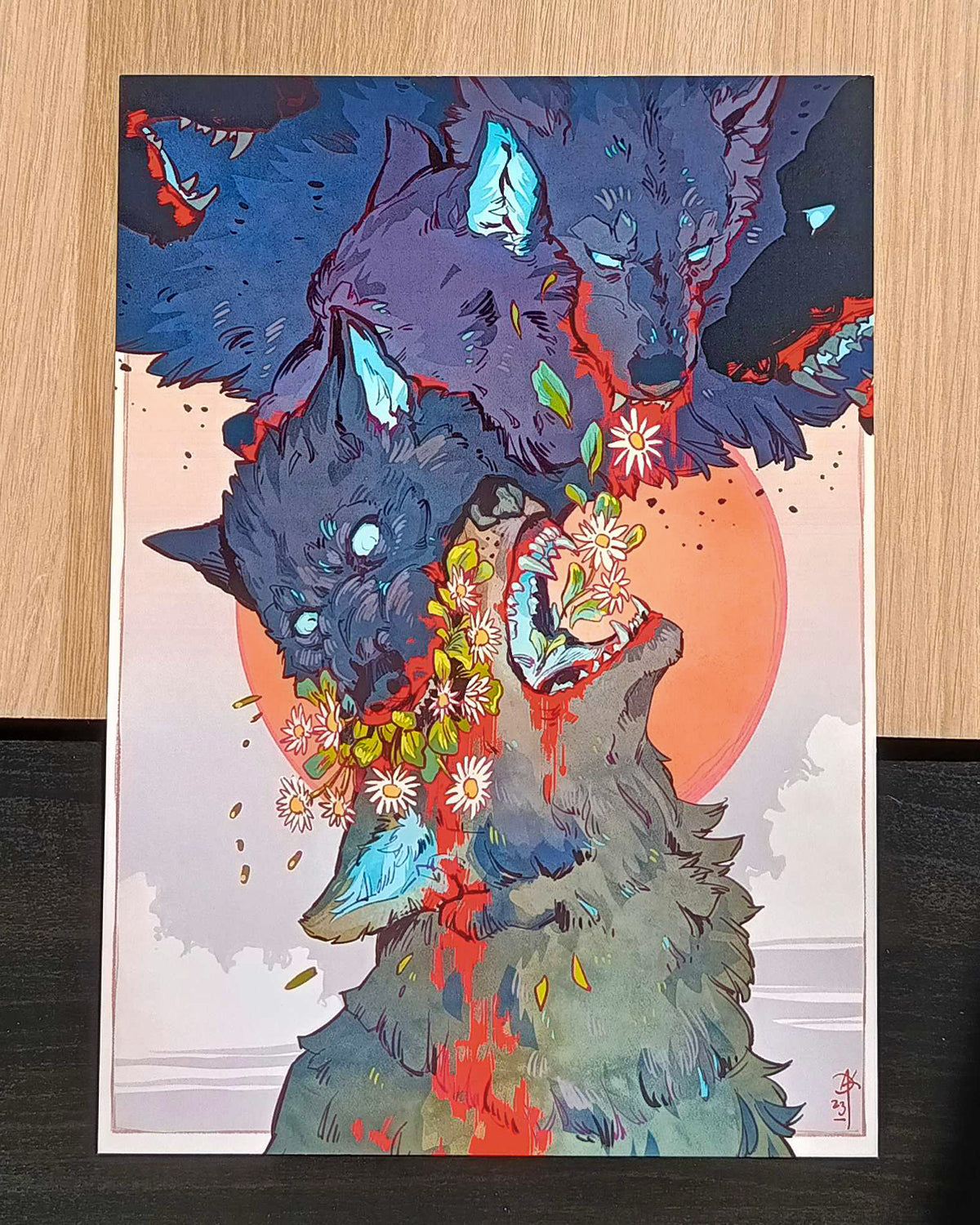 Pressure A4 Print