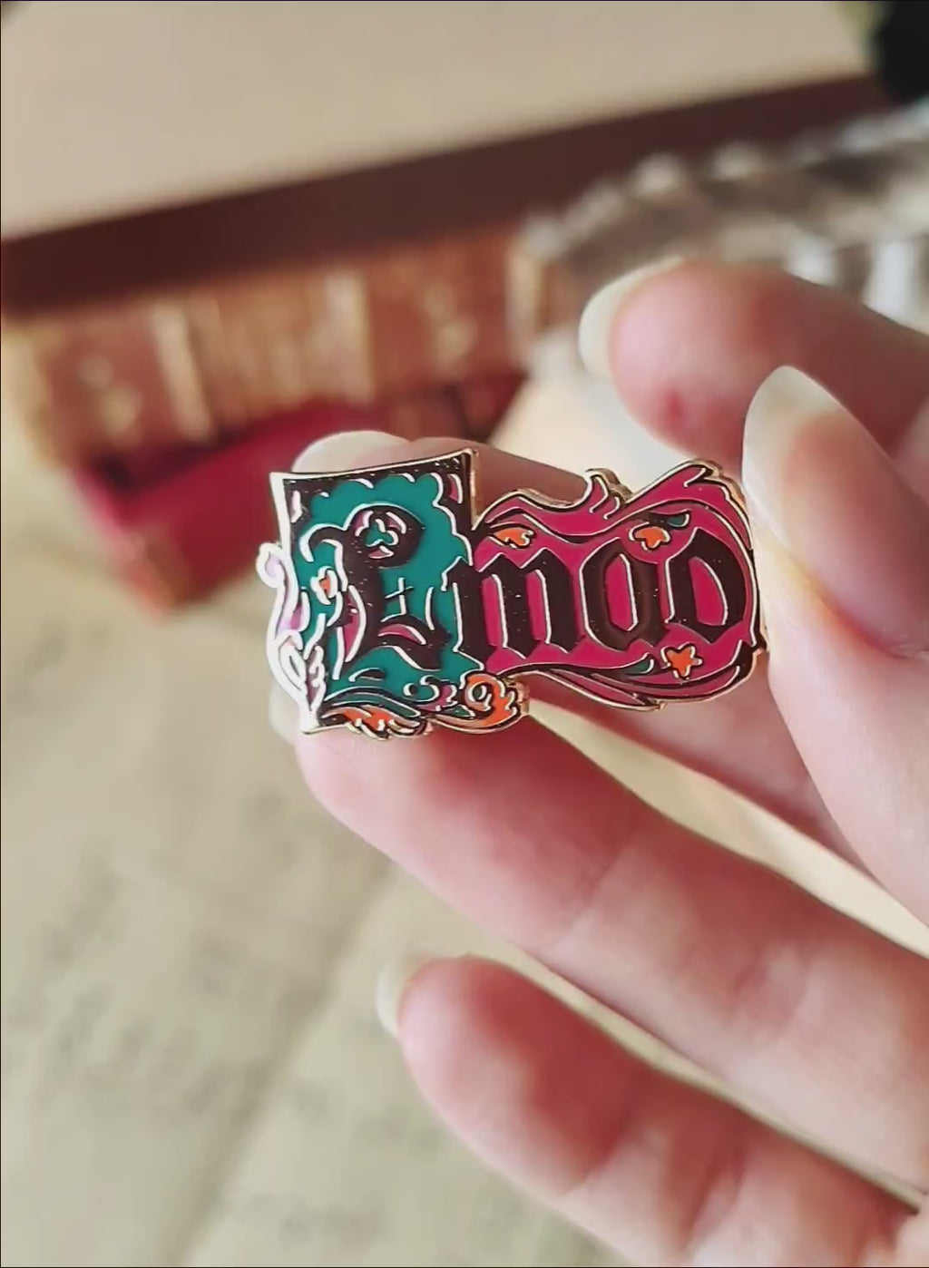 LMAO Illuminated Manuscript Meme Medieval Pin 3,5cm