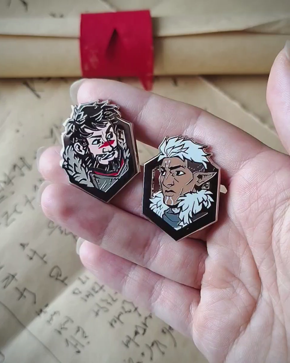 Fenris Hawke Fenhawke Dragon Age 3,5cm pins