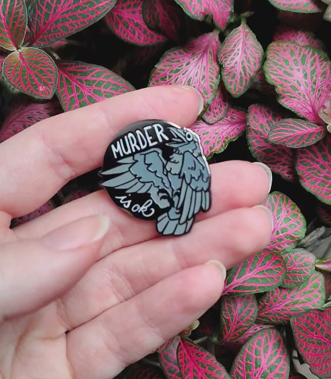 Murder is ok! 3cm Pin
