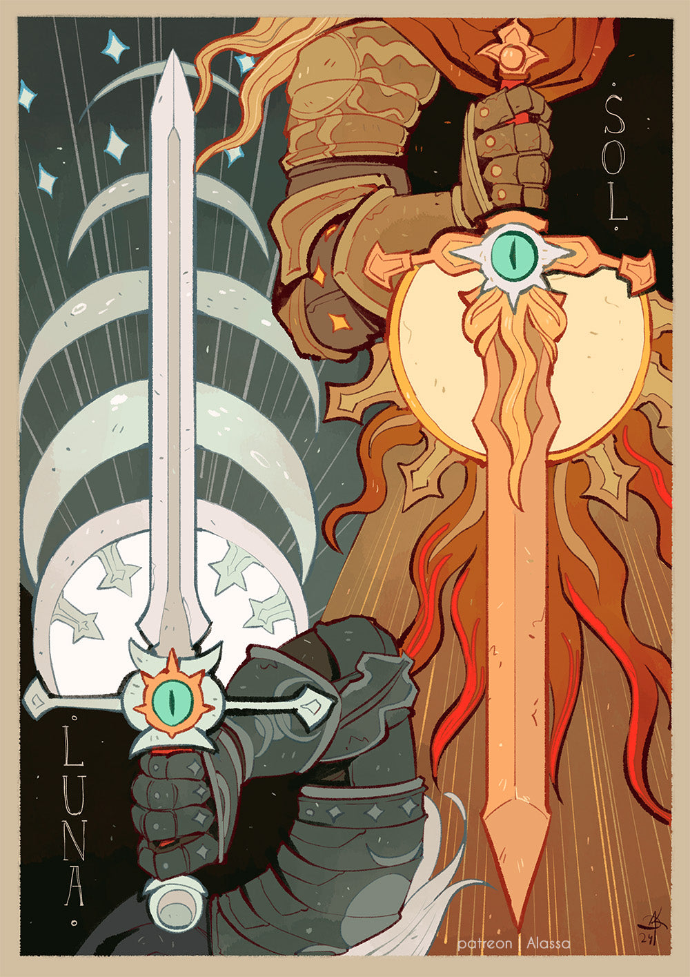 Swordtember A6 Print