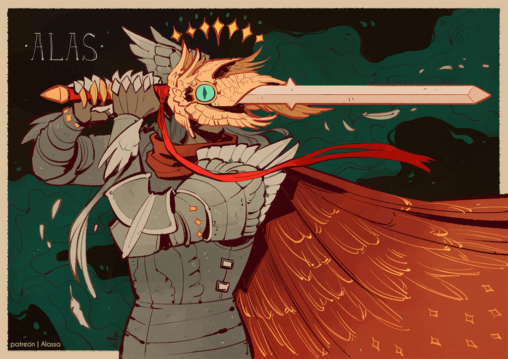 Swordtember A6 Print