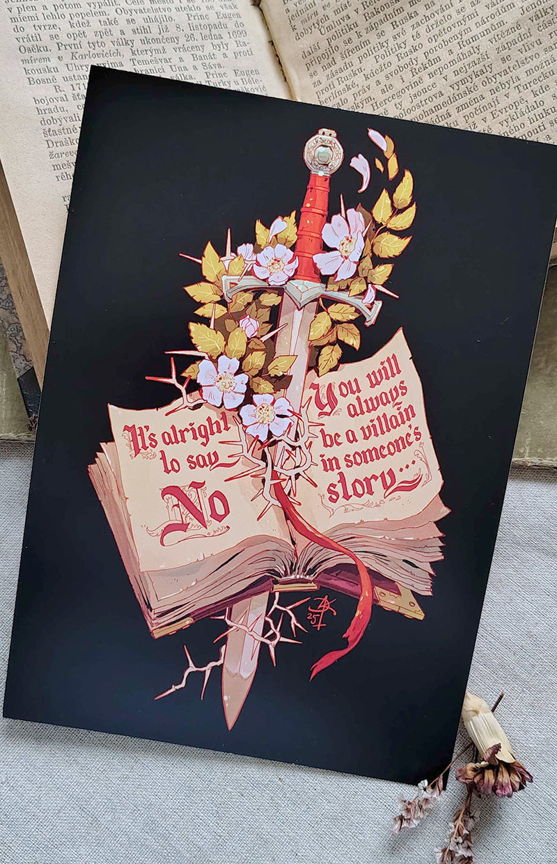 Villain A5 Print