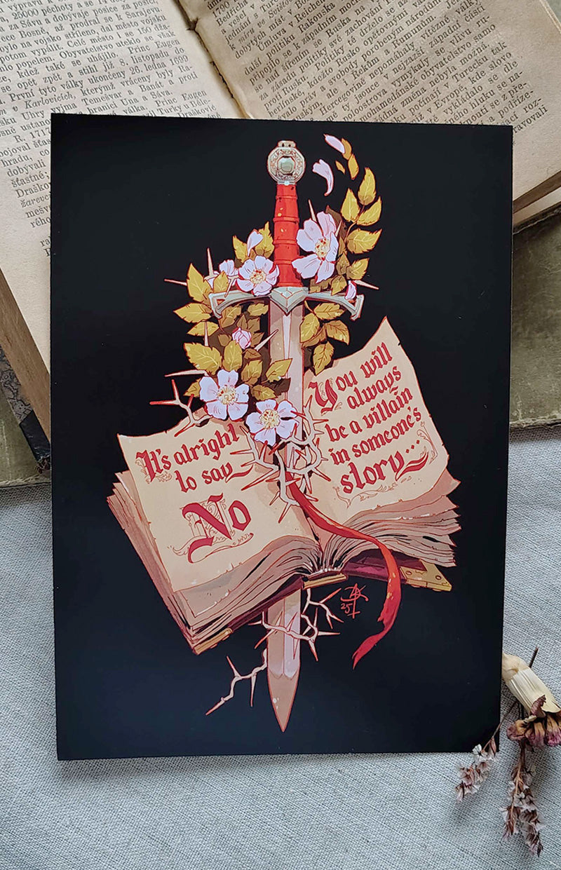 Villain A5 Print