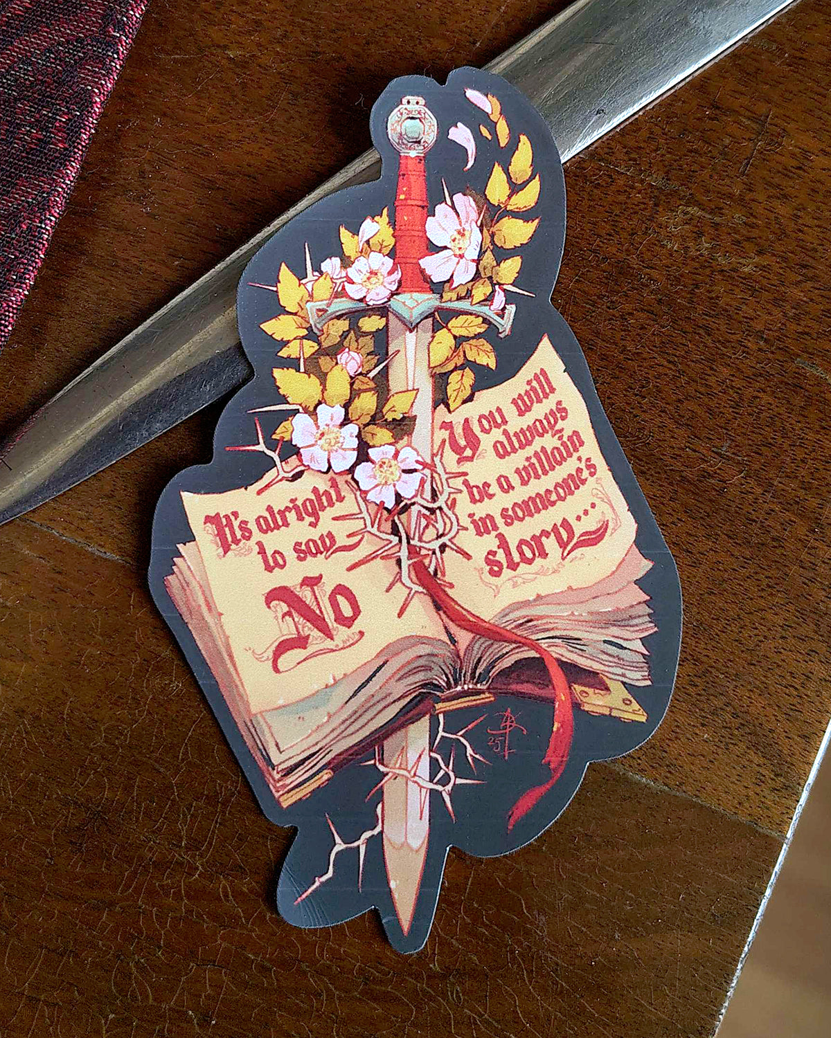 Villain 10cm Die Cut Vinyl Solo Sticker