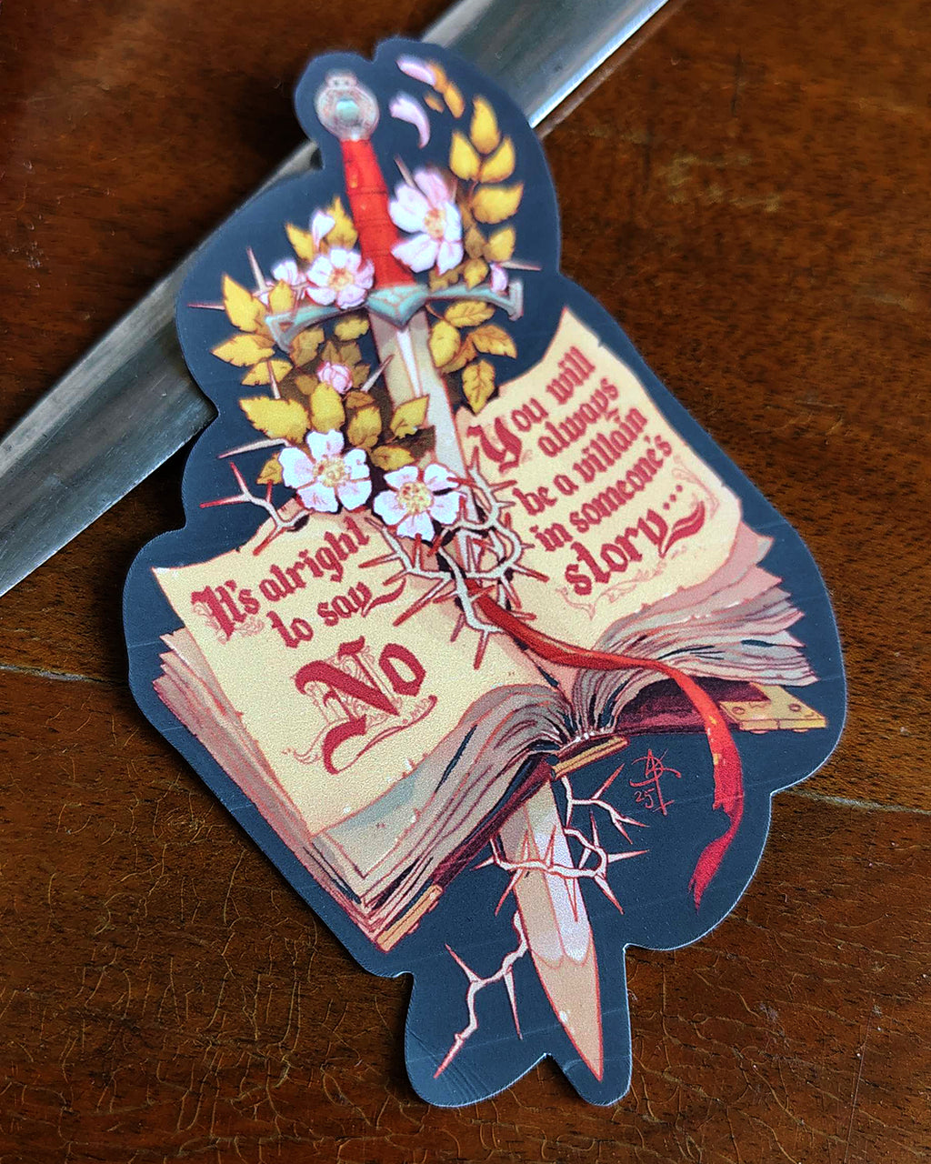 Villain 10cm Die Cut Vinyl Solo Sticker
